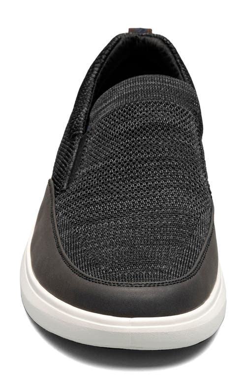 Nunn Bush Men's Ponte Knit Slip On Shoe In Black Multi