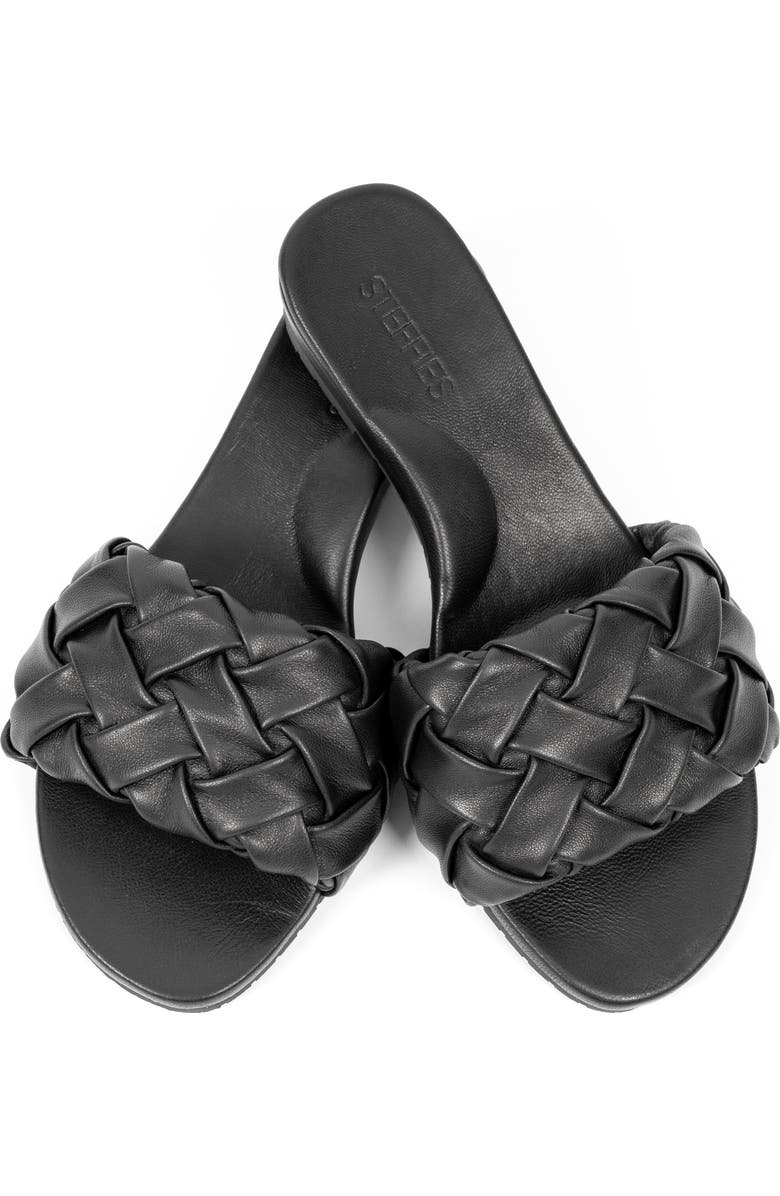 Steffie's Glide Sandal, Alternate, color, Ink Black