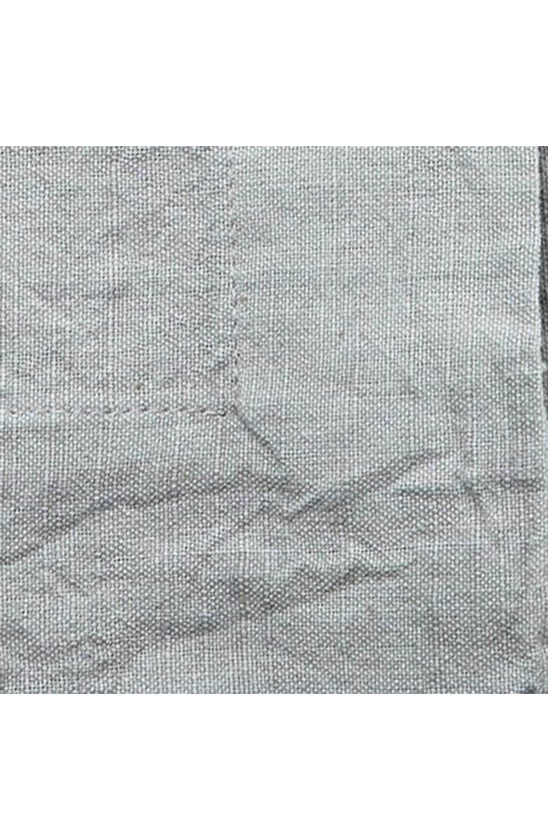 tag Threads Slub Light Gray Cotton Placemat for Everyday Use, Alternate, color, Gray