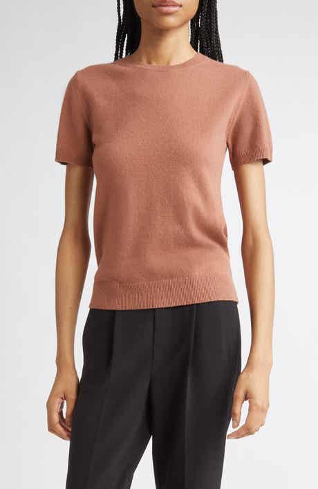 Vince Short Sleeve Wool & Cashmere Sweater