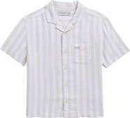 abercrombie kids Kids' Linen Blend Camp Shirt