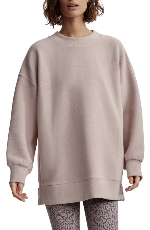 Varley Mae Boyfriend Sweatshirt In Mushroom