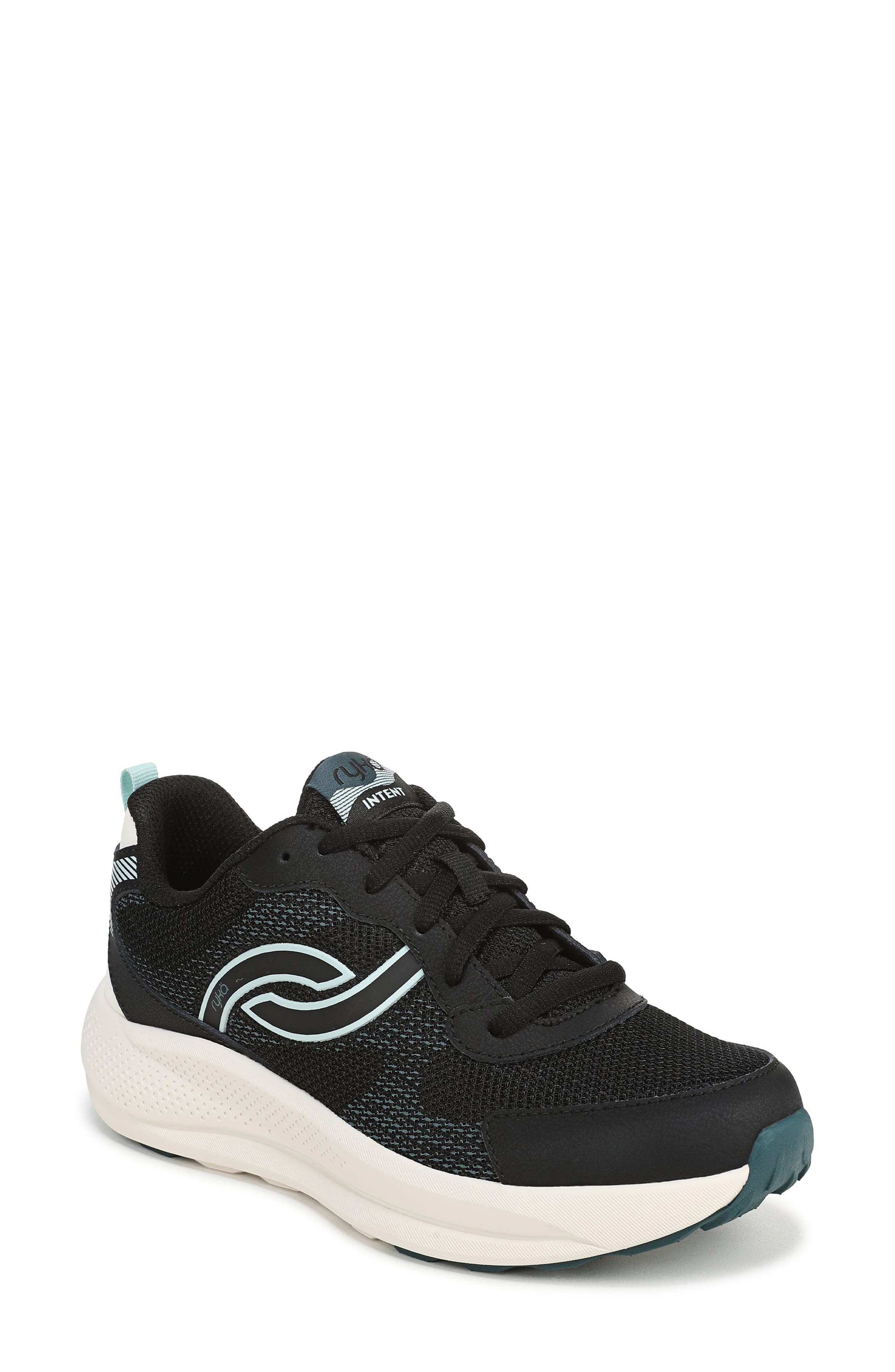 Rykä Intent Walking Sneaker, Main, color, Black