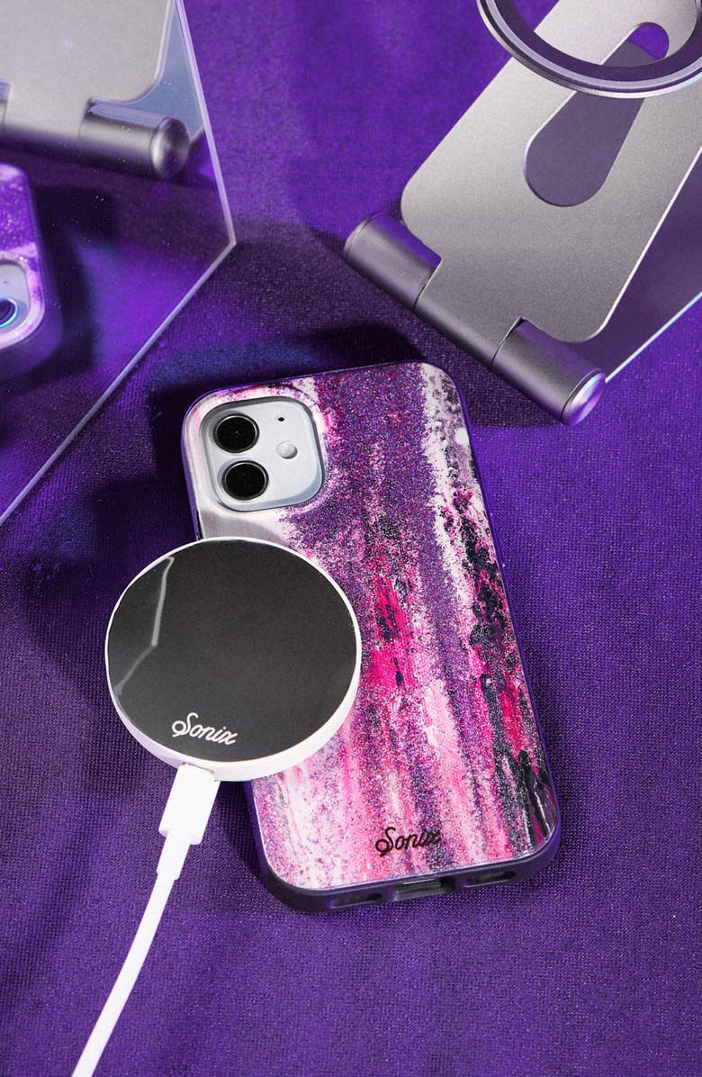 Sonix Magsafe<sup>®</sup> Compatible Purple Rain iPhone 12/12 Pro &12 Pro Max Case, Alternate, color, 
