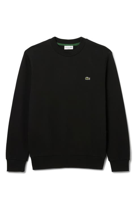Lightweight Cotton Fleece Crewneck Sweatshirt