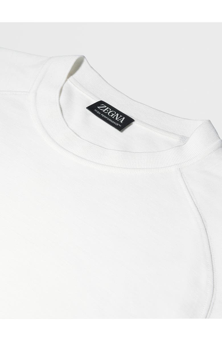 ZEGNA High Performance<sup>™</sup> Short Sleeve Wool T-Shirt, Alternate, color, White