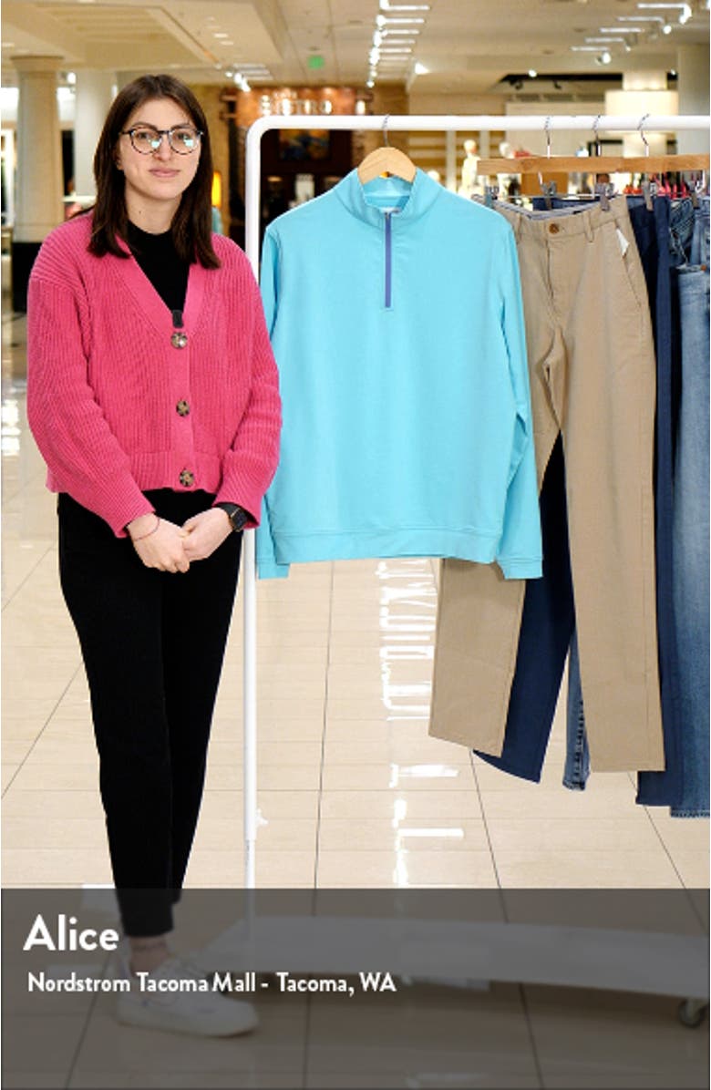 Perth Mélange Performance Quarter Zip Pullover, sales video thumbnail
