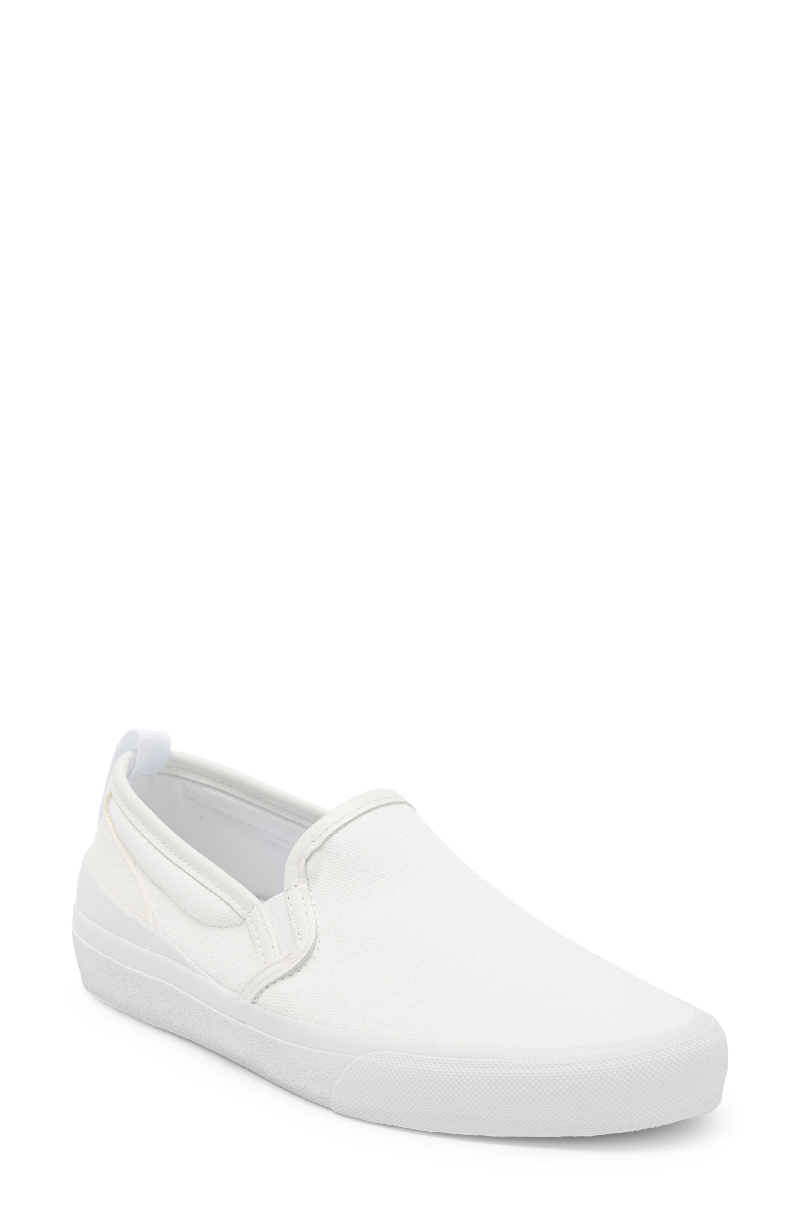 OFFICIAL PROGRAM Canvas Slip-On Sneaker, Main, color, Off White/ White