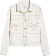 Rails Briggs Topstitch Detail Stretch Cotton Jacket