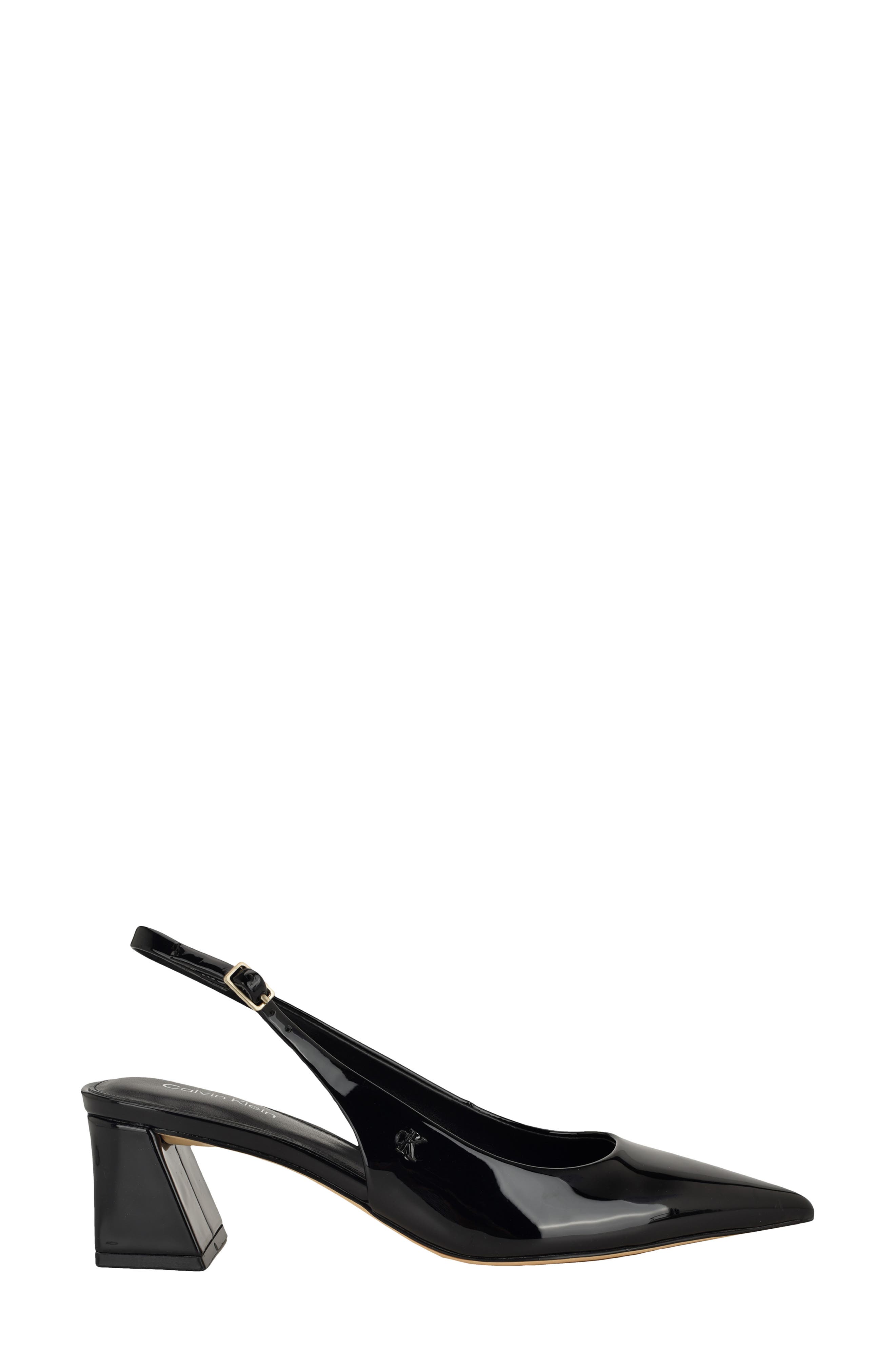 Calvin Klein Sarra Slingback Pointed Toe Pump, Alternate, color, 