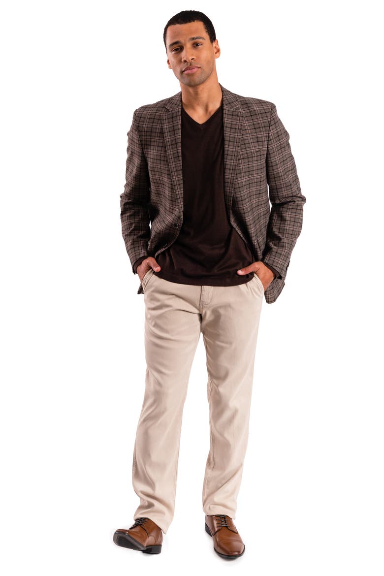 Plaid Sport Coat, Alternate, color, TAN