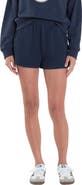 English Factory Cotton Blend Rib Dolphin Shorts