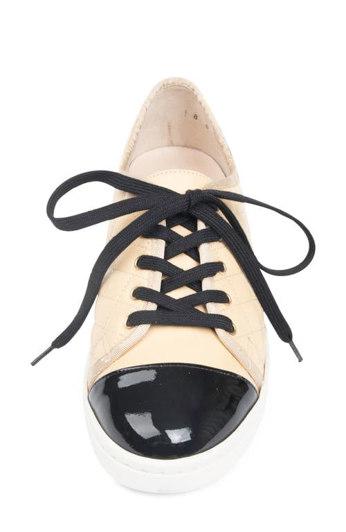 Paul Mayer Samba Cap Toe Sneaker In Neutral