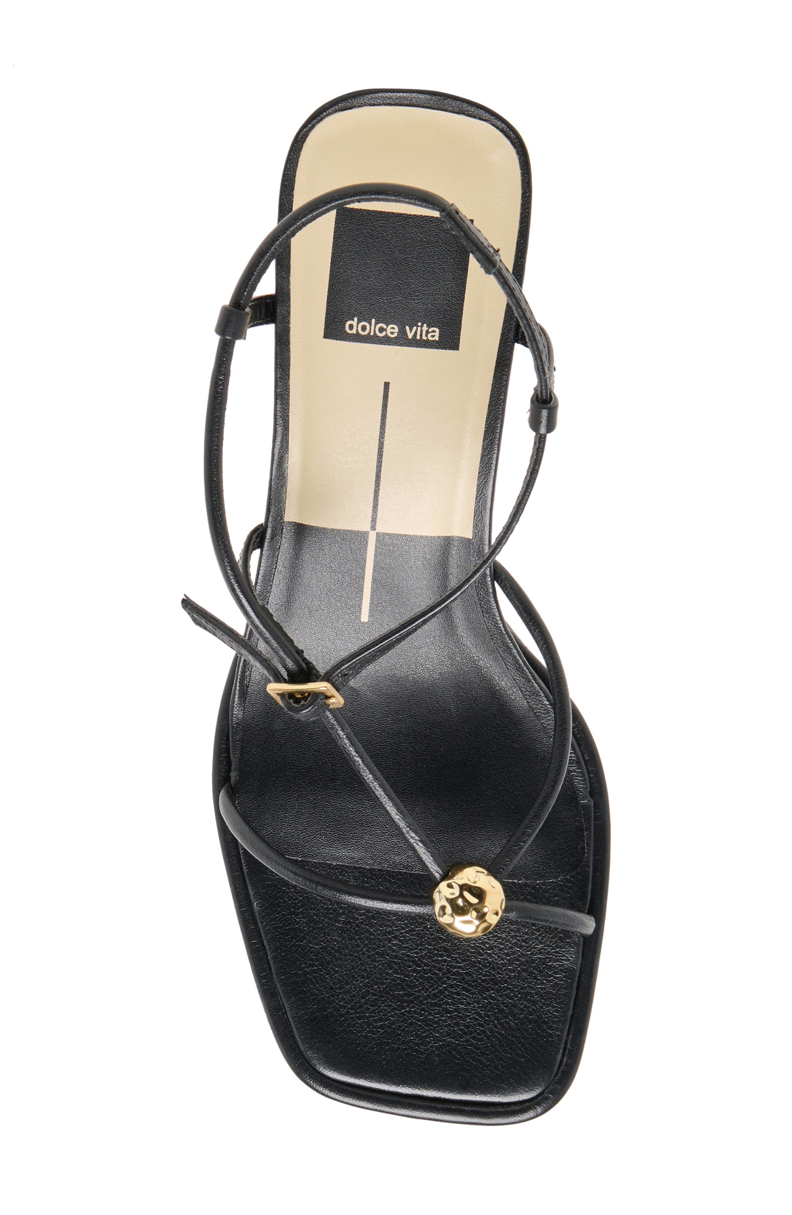 Dolce Vita Mylee Heels Sandal, Alternate, color, Black Leather