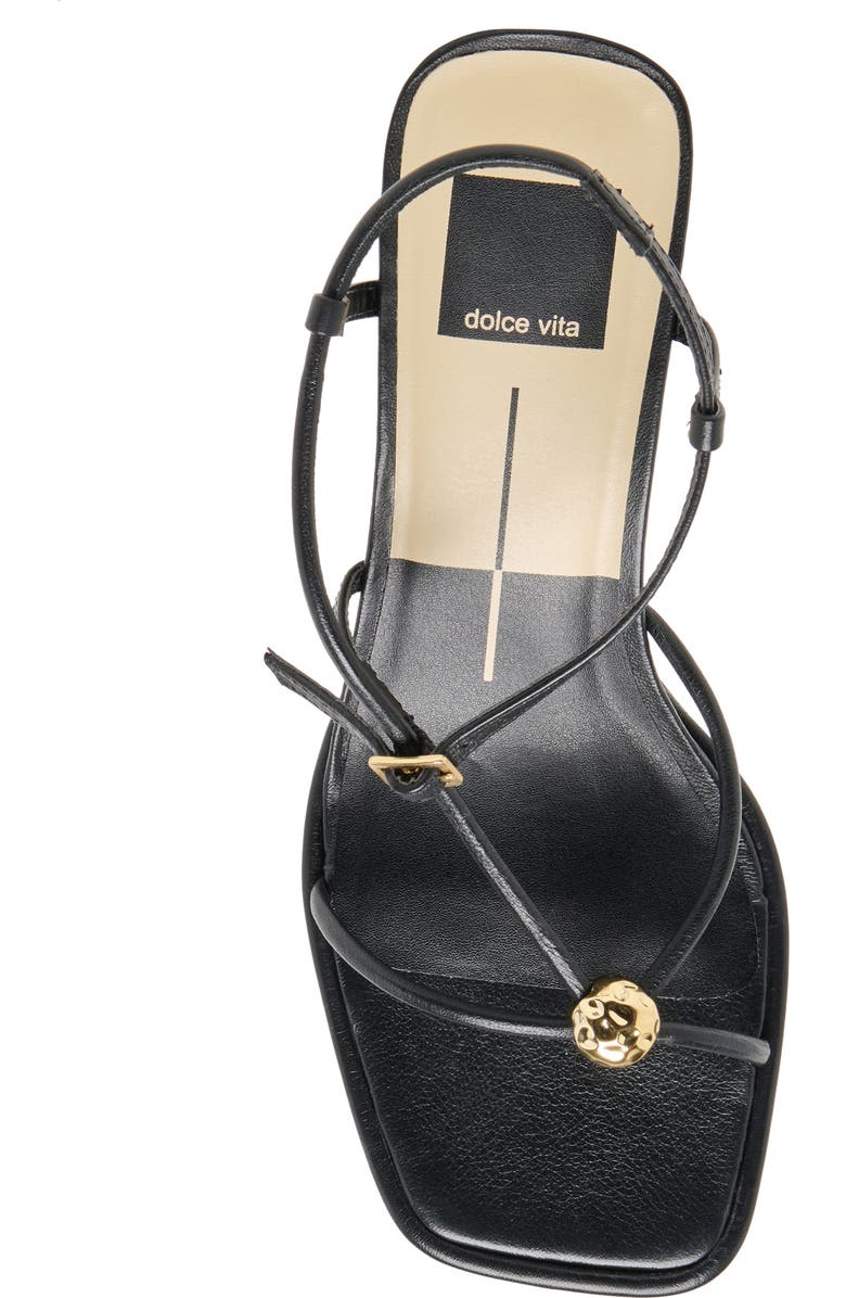 Dolce Vita Mylee Heels Sandal, Alternate, color, Black Leather