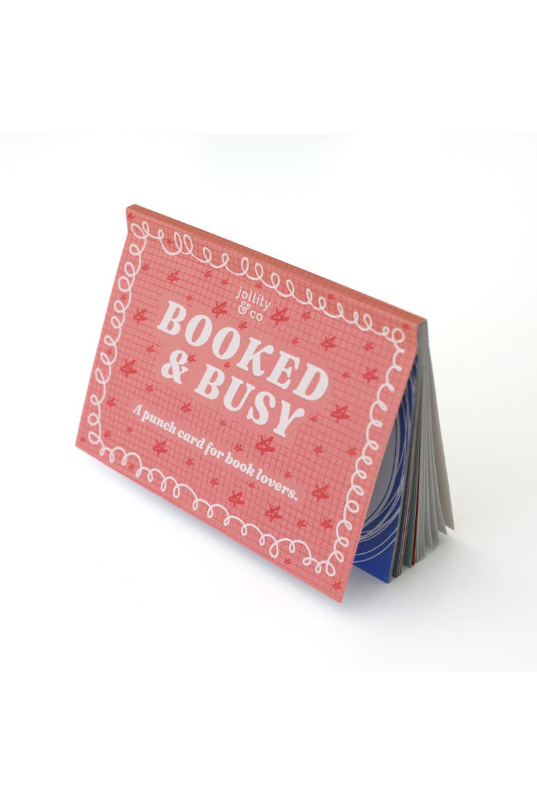 Booked & Busy Book Theme Punch Cards, Alternate, color, Assorted Pre-Account