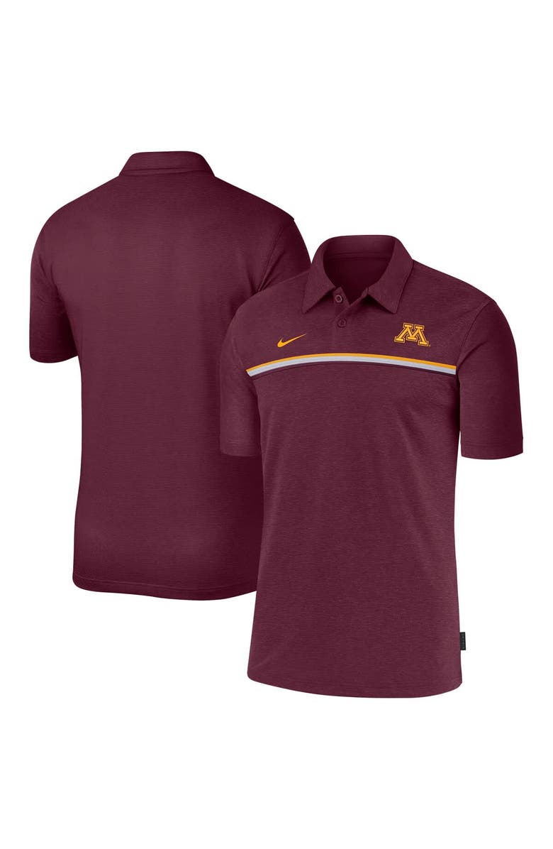 Nike Men's Nike Maroon Minnesota Golden Gophers 2020 Early Season Coaches Performance Polo, Main, color,