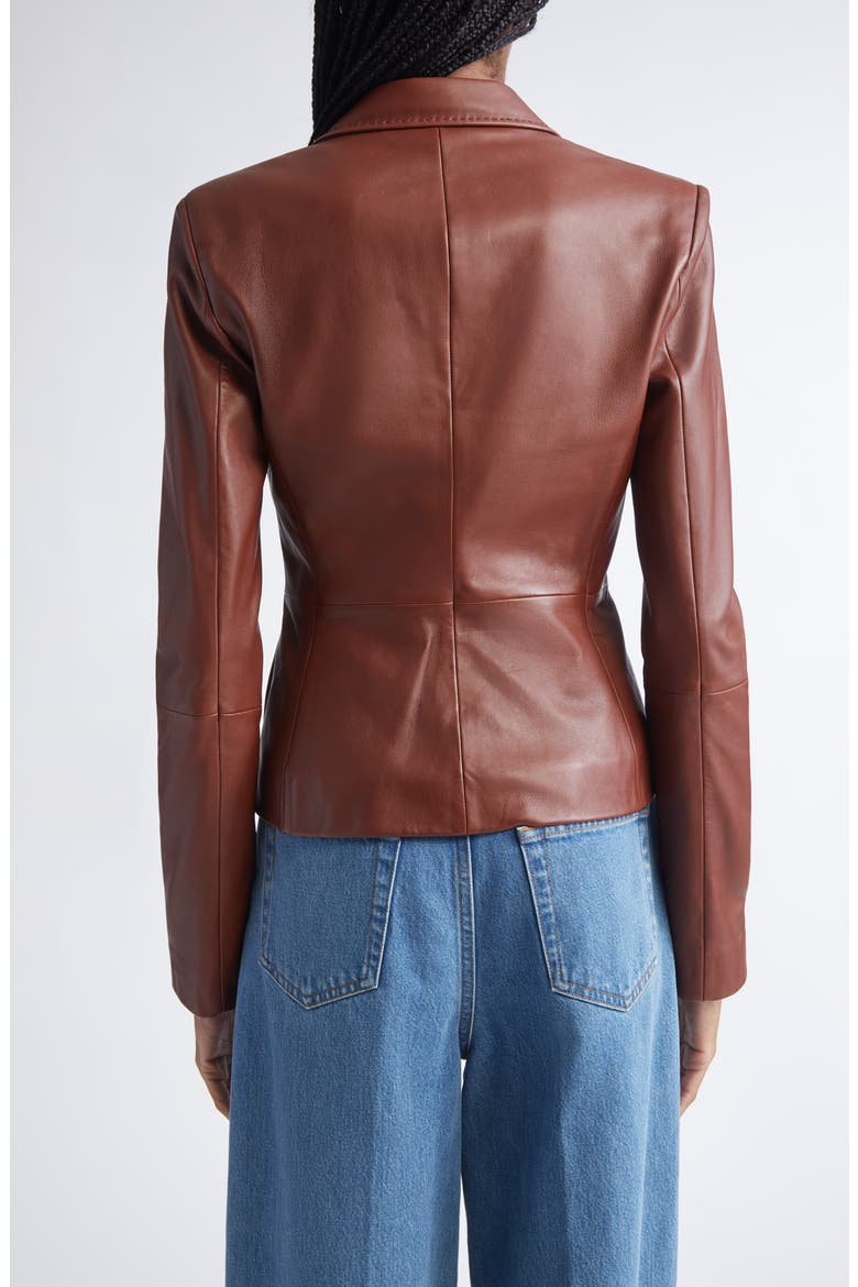 Soft Luxe Napa Leather Jacket, Alternate, color, CUOIO