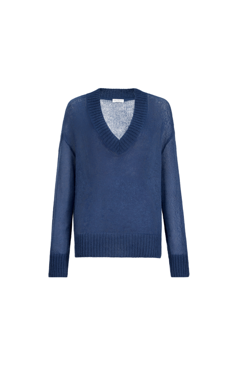 Virgin wool and mohair sweater