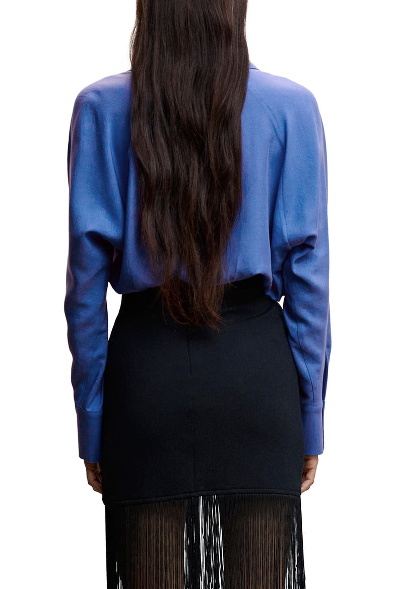 Covered Placket Shirt, Alternate, color, MEDIUM BLUE