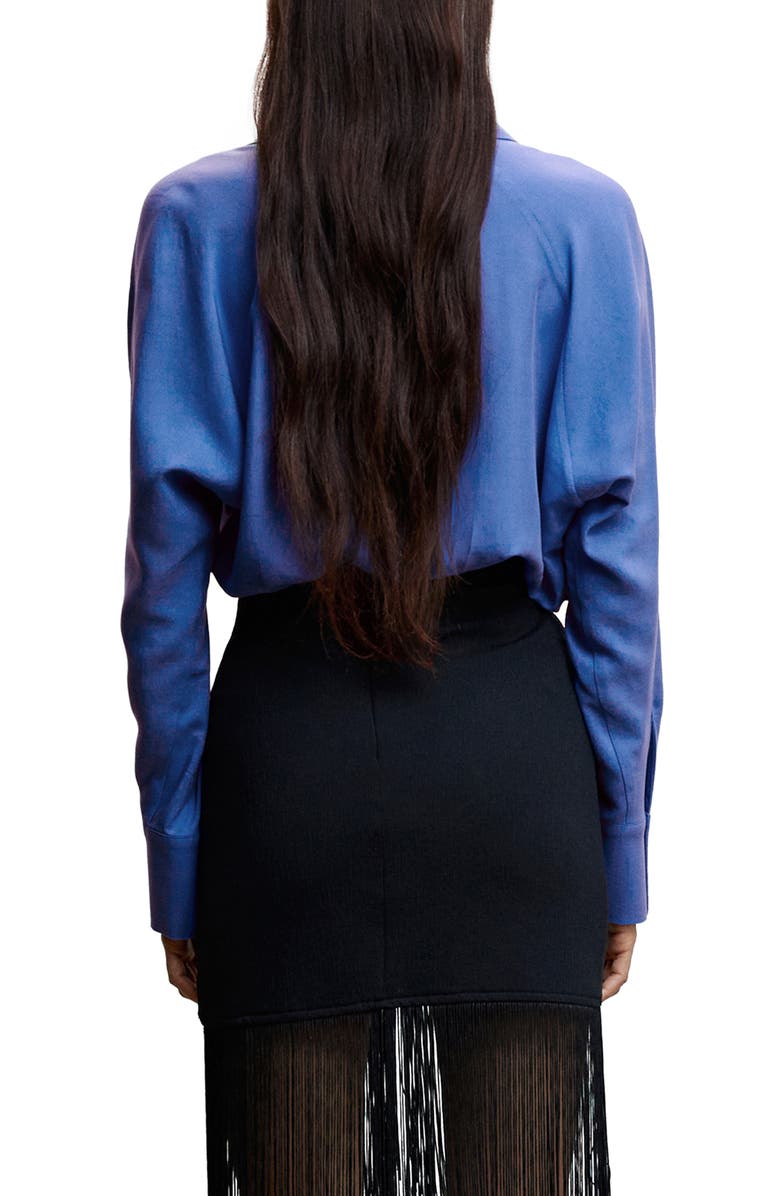 MANGO Covered Placket Shirt, Alternate, color, 