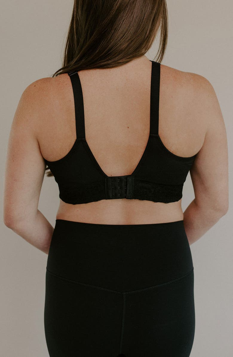 Blush + Bashful Blush Maternity & Nursing Bra, Alternate, color, Black