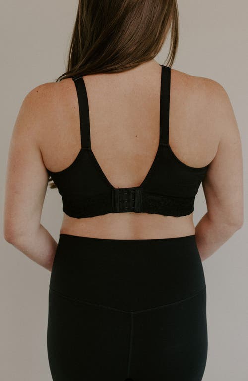 Blush + Bashful Blush Maternity & Nursing Bra In Black