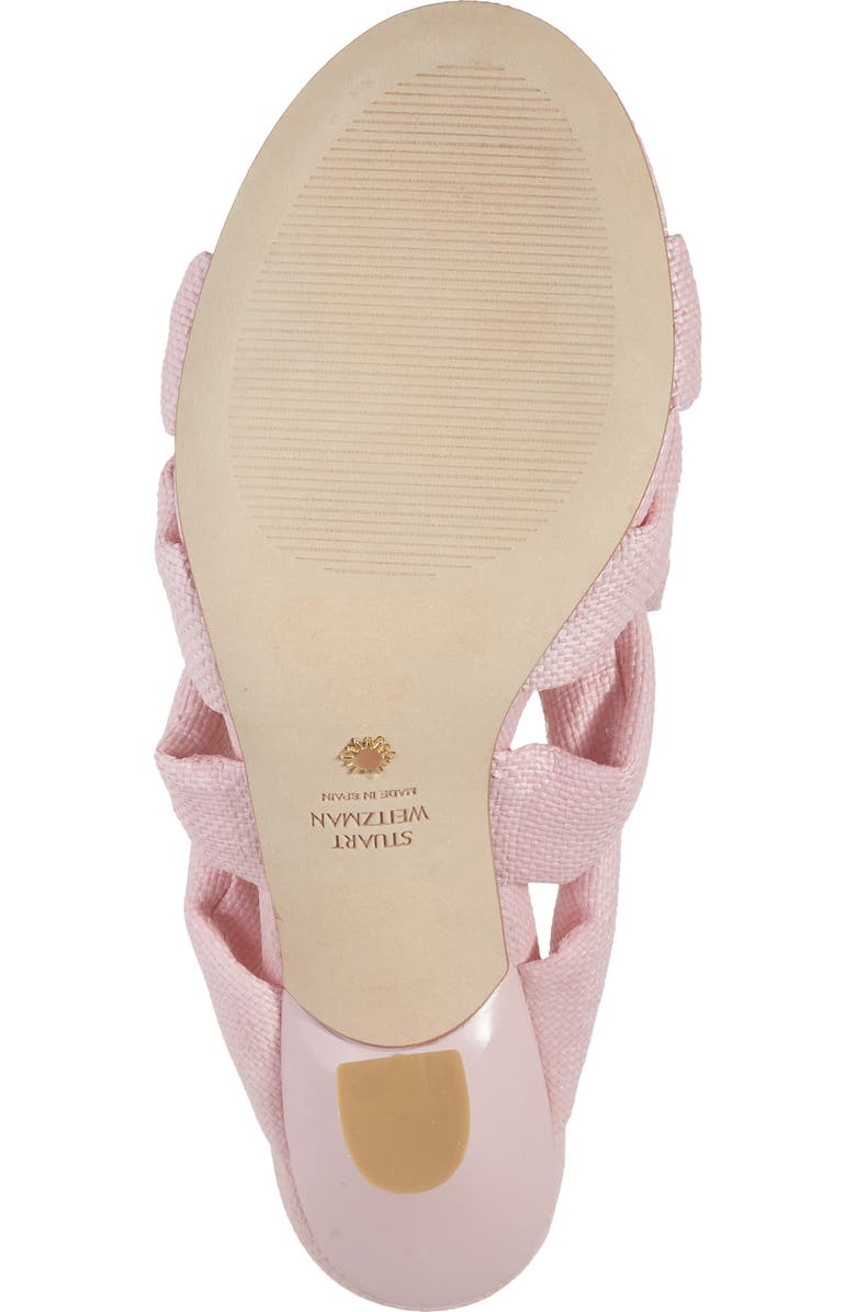 Stuart Weitzman Sofia Xcurve 85 Slide Sandal, Alternate, color, Ballet