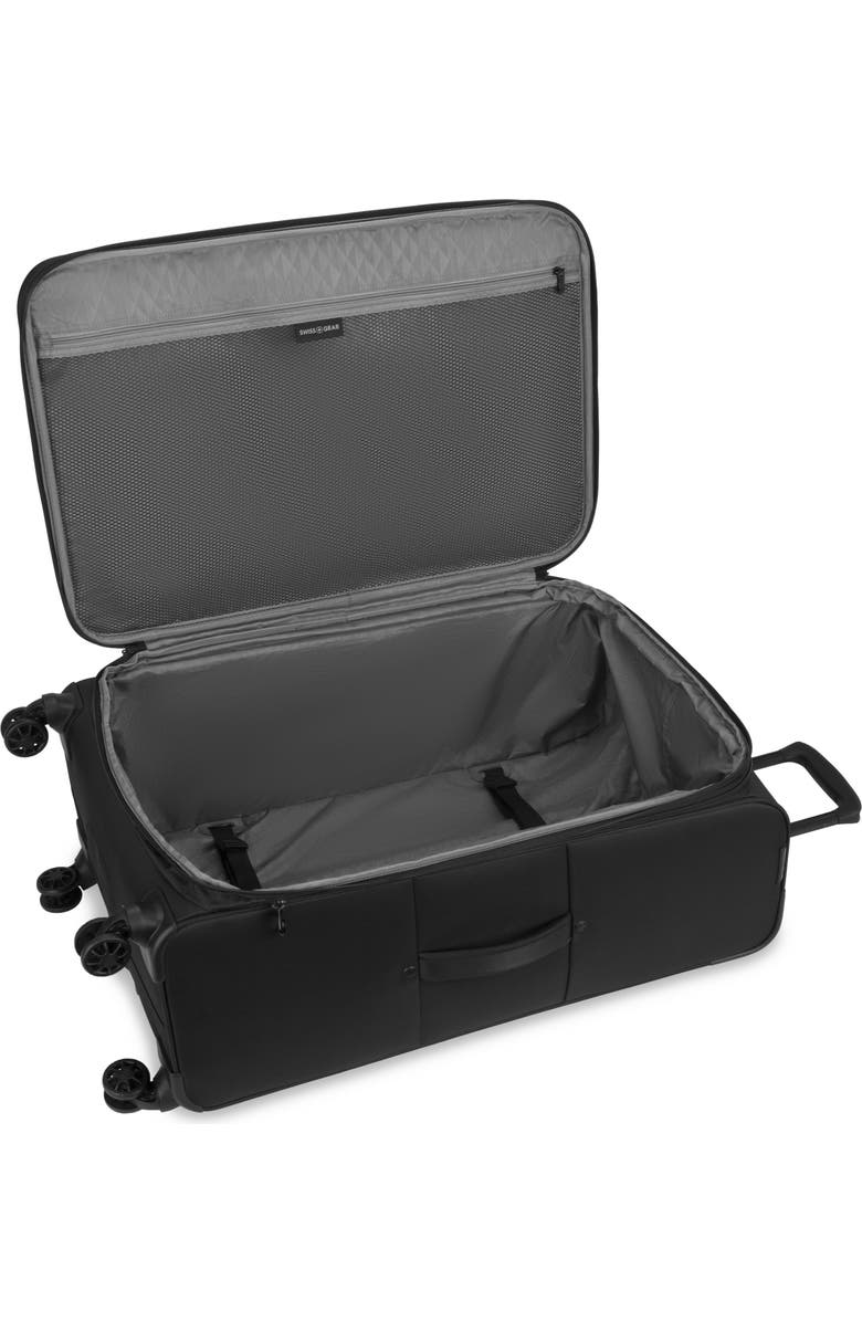 SWISSGEAR 28-Inch Softside Spinner Luggage, Alternate, color, Black