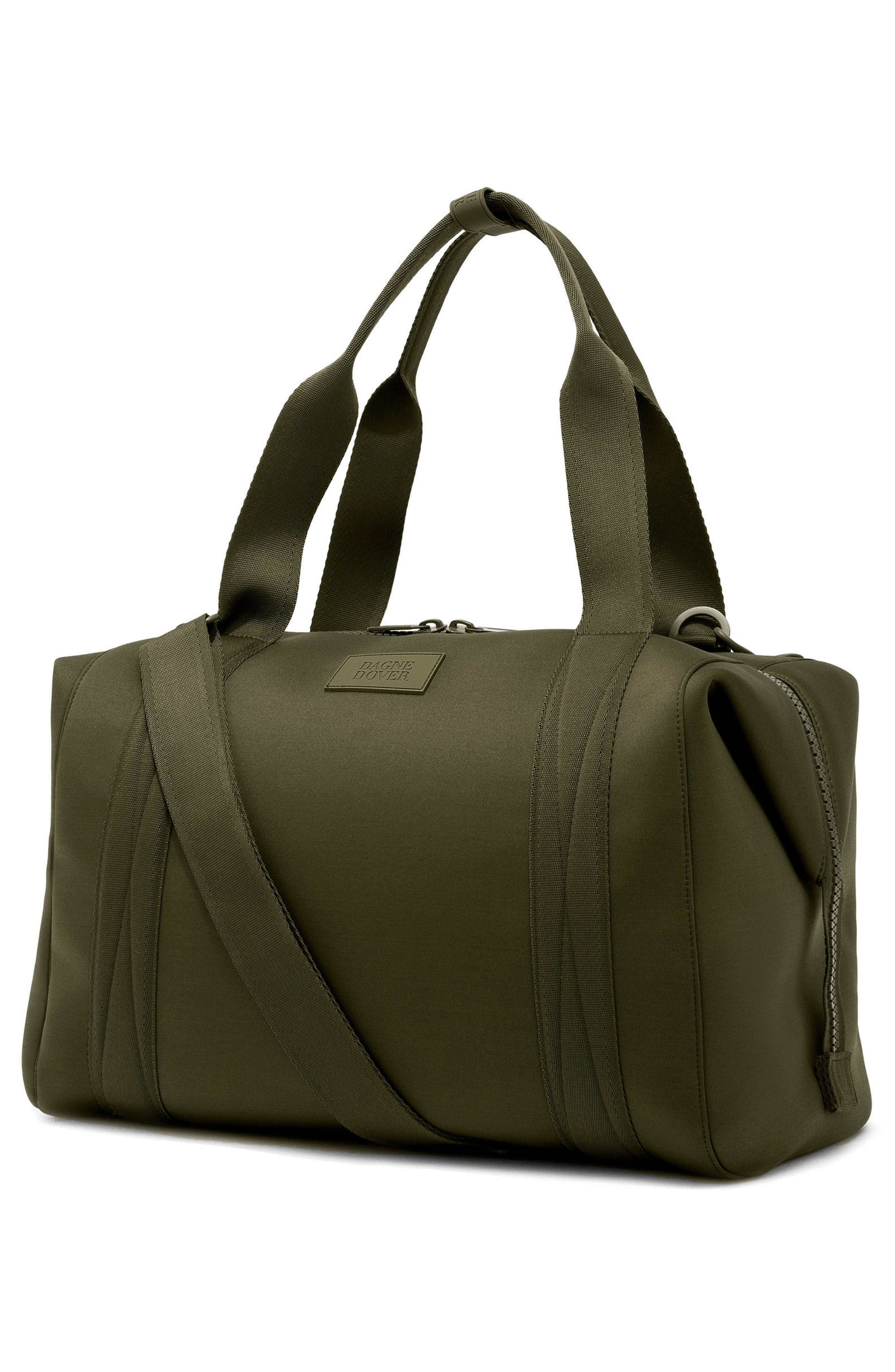 365 Large Landon Neoprene Carryall Duffle Bag, Alternate, color, DARK MOSS