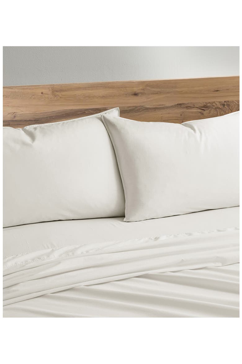 Vintage Washed Cotton Sheet Set, Alternate, color, IVORY