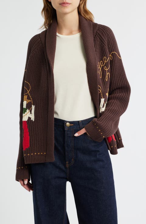 The Lasso Lodge Cotton Blend Cardigan