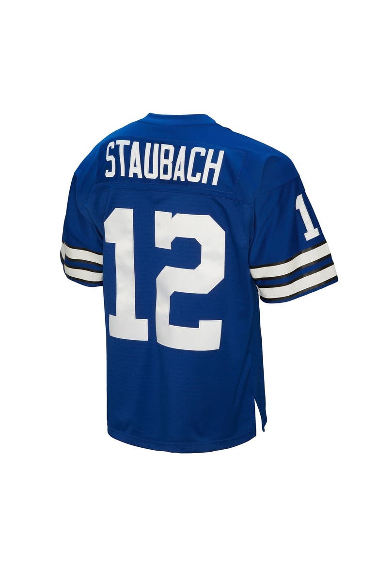 Men's Mitchell & Ness Roger Staubach Navy Dallas Cowboys Big & Tall 1971 Legacy Retired Player Jersey, Alternate, color, Navy