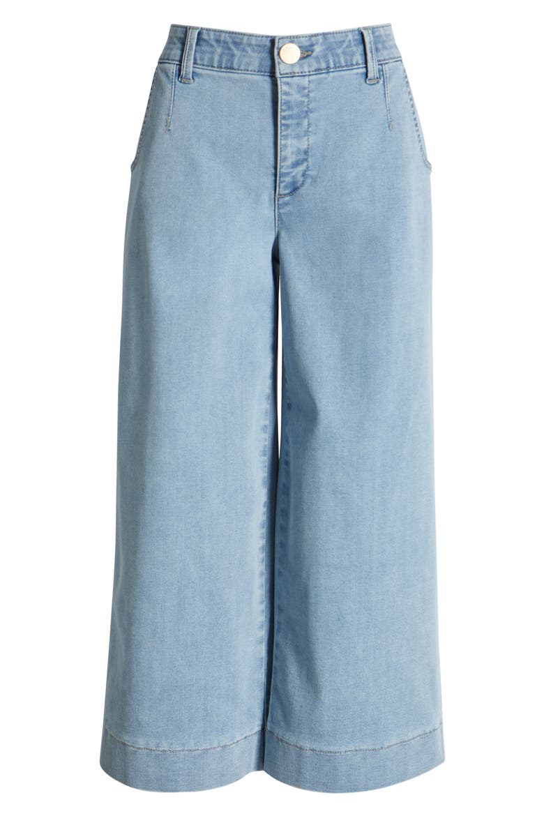 Whitney Skyrise Crop Wide Leg Jeans, Alternate, color, LIGHT BLUE
