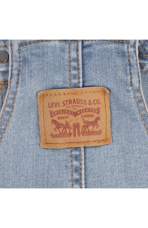 Levi's Denim Shortalls In Grain Of Salt