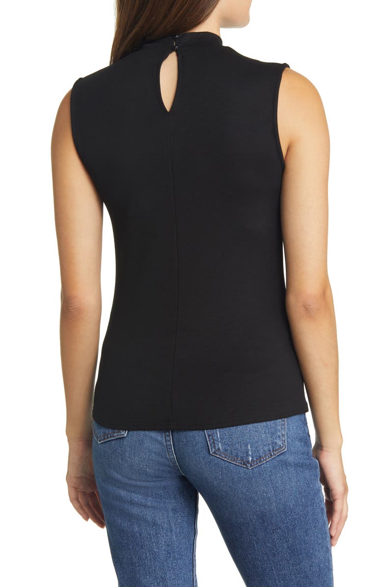 Halogen<sup>®</sup> Cutout Sleeveless Mock Neck Top, Alternate, color, 