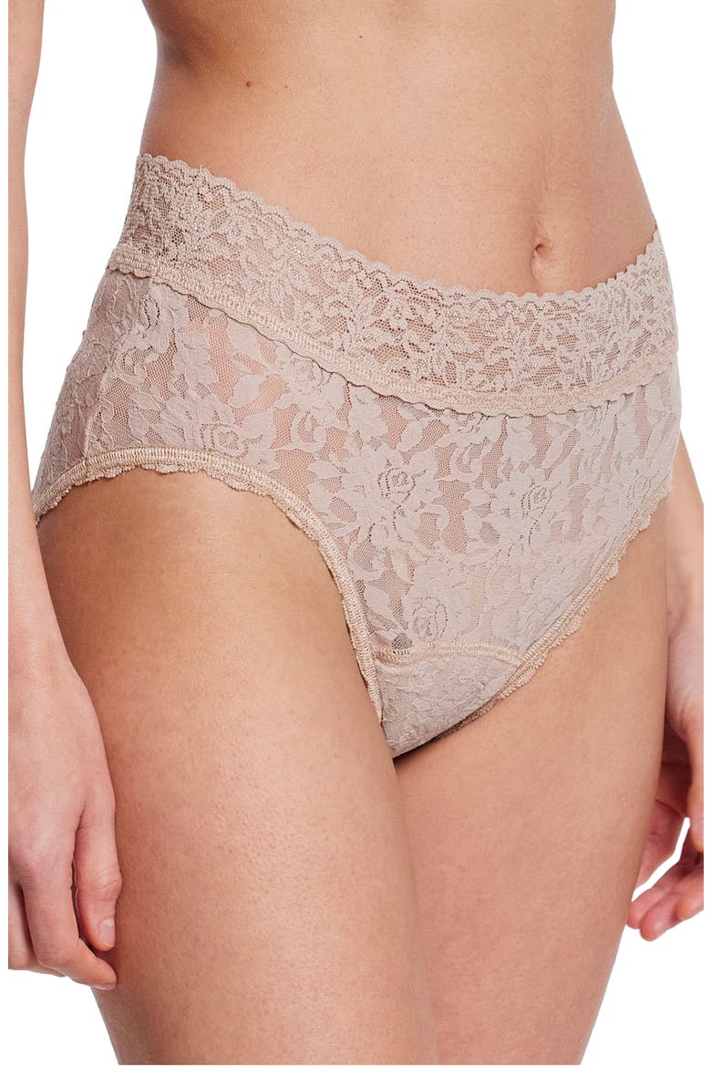 x Saalt Signature Lace® Leakproof French Briefs, Alternate, color, CHAI