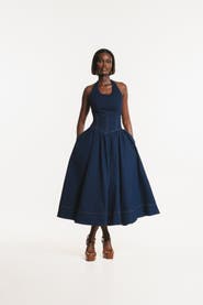 OFUURE Denim Diane Midi Dress