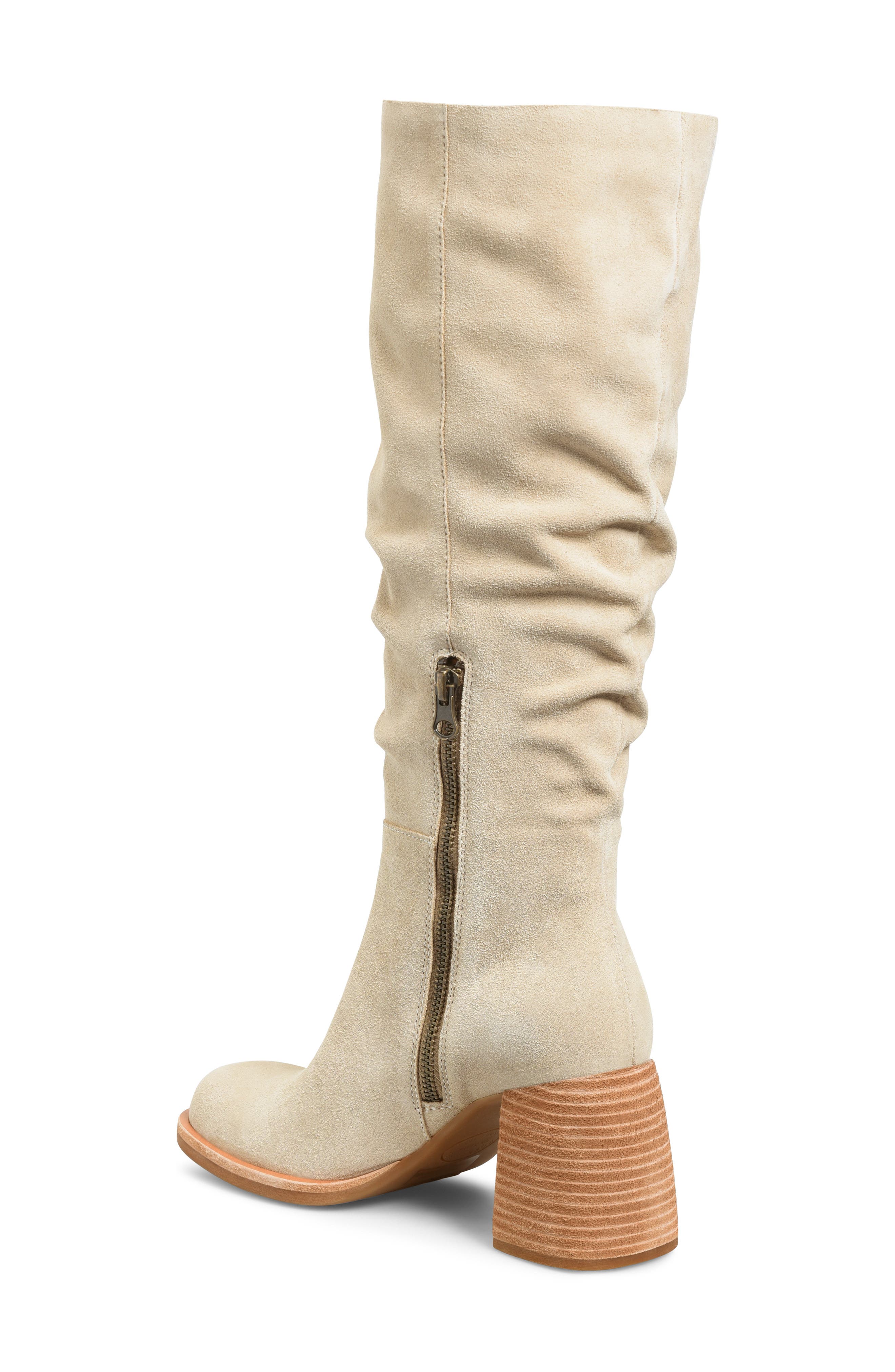 Abbott Knee High Boot, Alternate, color, NATURAL SUEDE