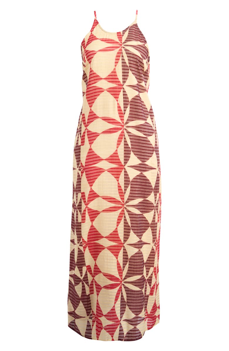 NEXT Floral Maxi Slipdress, Alternate, color, Red