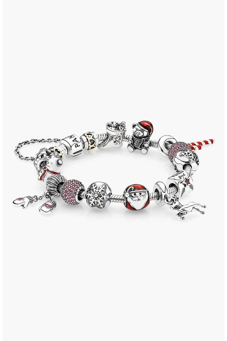 '12 Days of Christmas - Day 7 Winter Wonderland' Clip Charm, Alternate, color, SILVER/ GOLD
