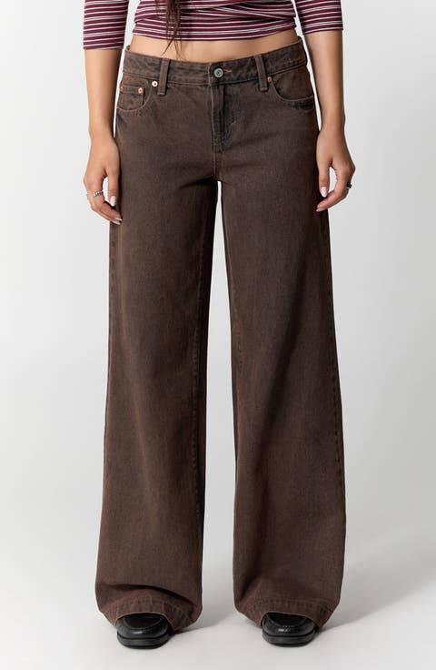 Casey Low Rise Baggy Wide Leg Jeans
