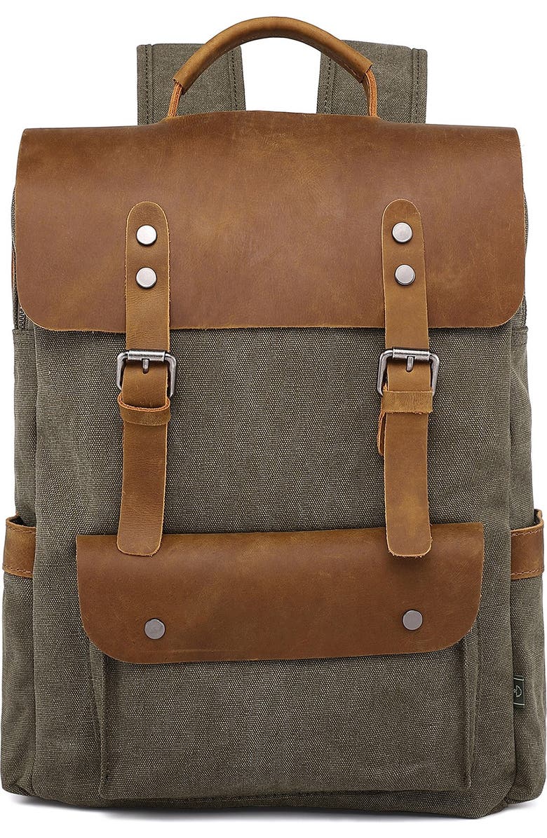 THE SAME DIRECTION Valley Hills Canvas Backpack, Main, color,