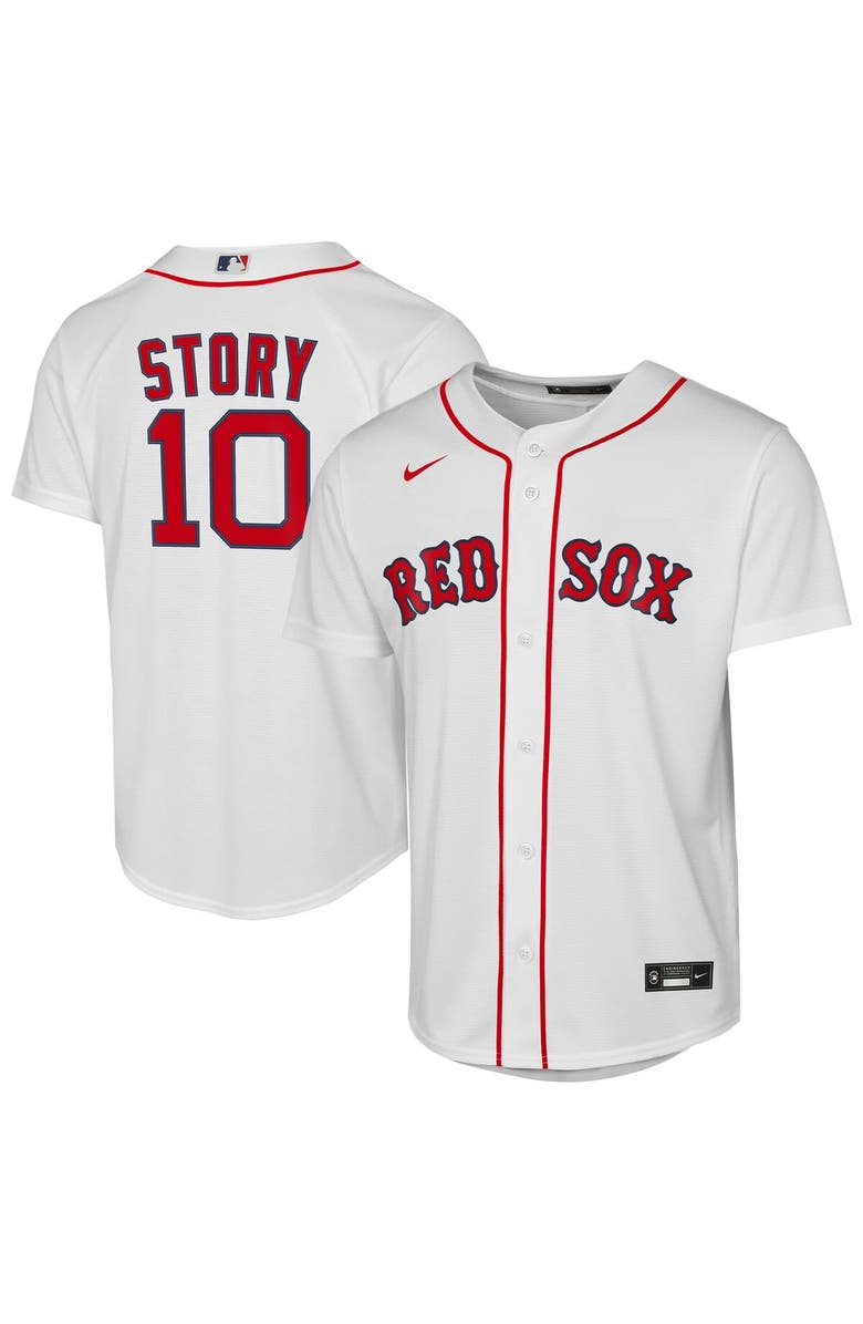 Nike Youth Nike Trevor Story White Boston Red Sox Home Replica Player Jersey, Main, color, 