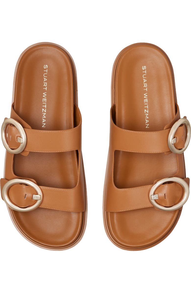 Stuart Weitzman Benni Two-Strap Sandal, Alternate, color, Macchiato