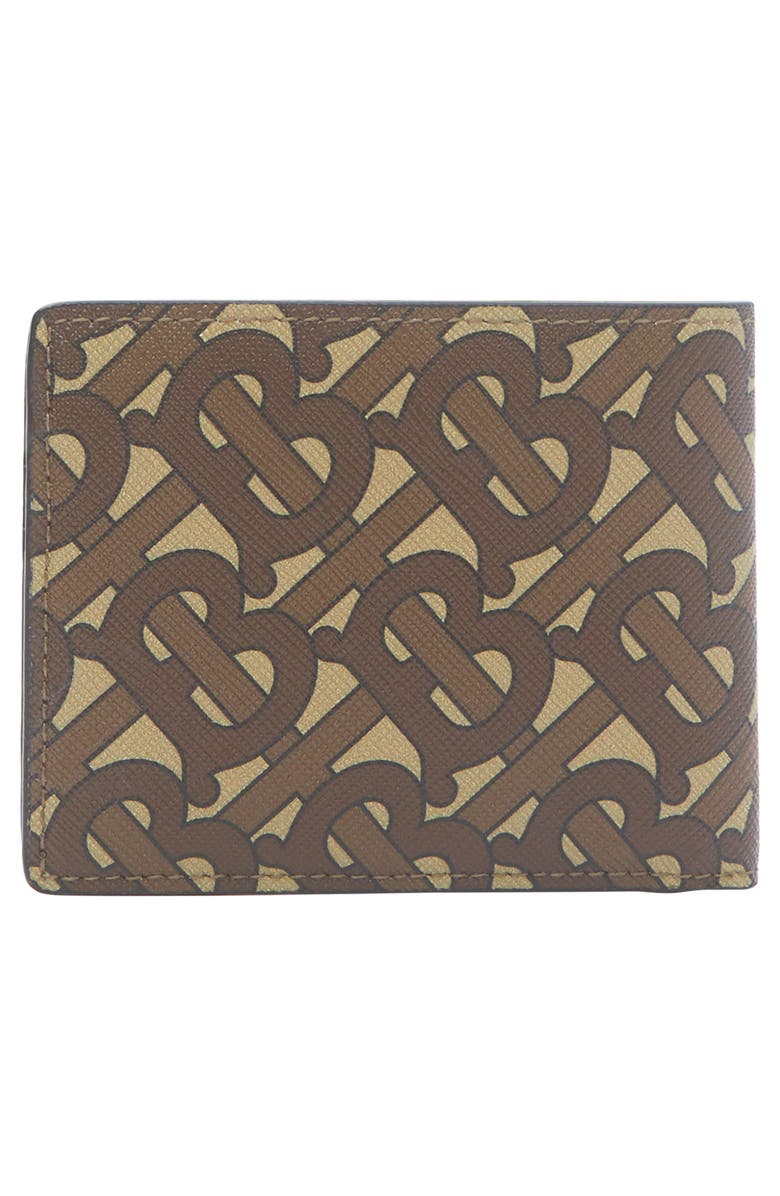 Burberry TB Monogram E-Canvas International Bifold Wallet, Alternate, color, 