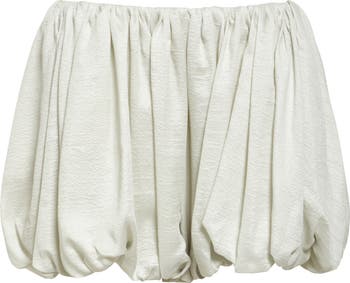 Chloé Flowy Bubble Silk & Wool Shorts | Nordstrom