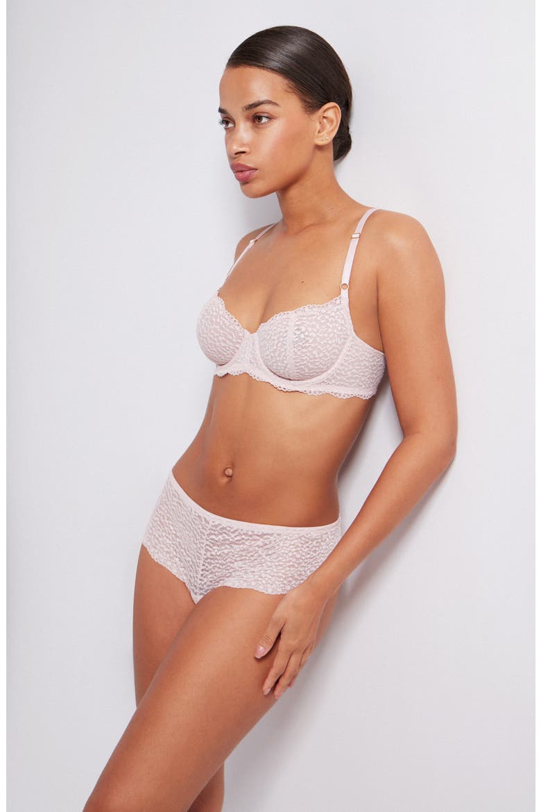Untamed Underwire Demi Bra, Alternate, color, ROSE SMOKE