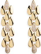 ARGENTO VIVO Puzzle Cubic Zirconia Linear Drop Earrings
