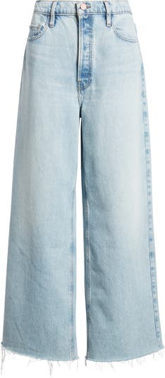 デニム・ジーパン FRAME Woman Jeans Indigo LMEC510A FIZZ INDIGO FRAME Le Low Baggy Wide Leg Jeans | Nordstromrack